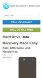 Mobile Screenshot of hddrecovery.ca